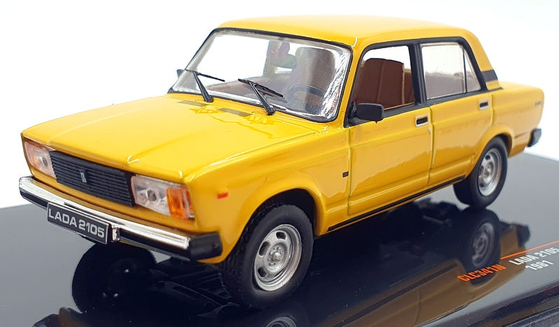 Ixo 1/43 Scale Diecast CLC341N - 1981 Lada 2105 - Yellow