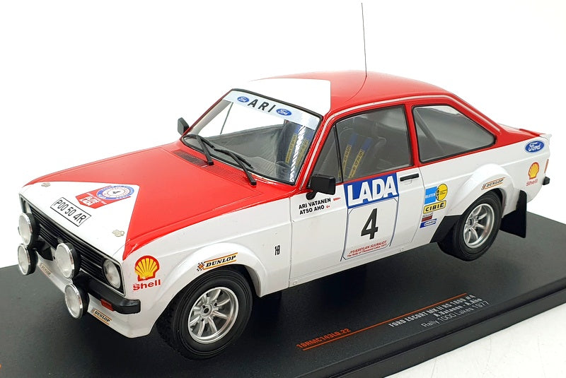 IXO Models 1/18 Scale 18RMC143LQ Ford Escort MKII RS #4 1977 A.Vatanen