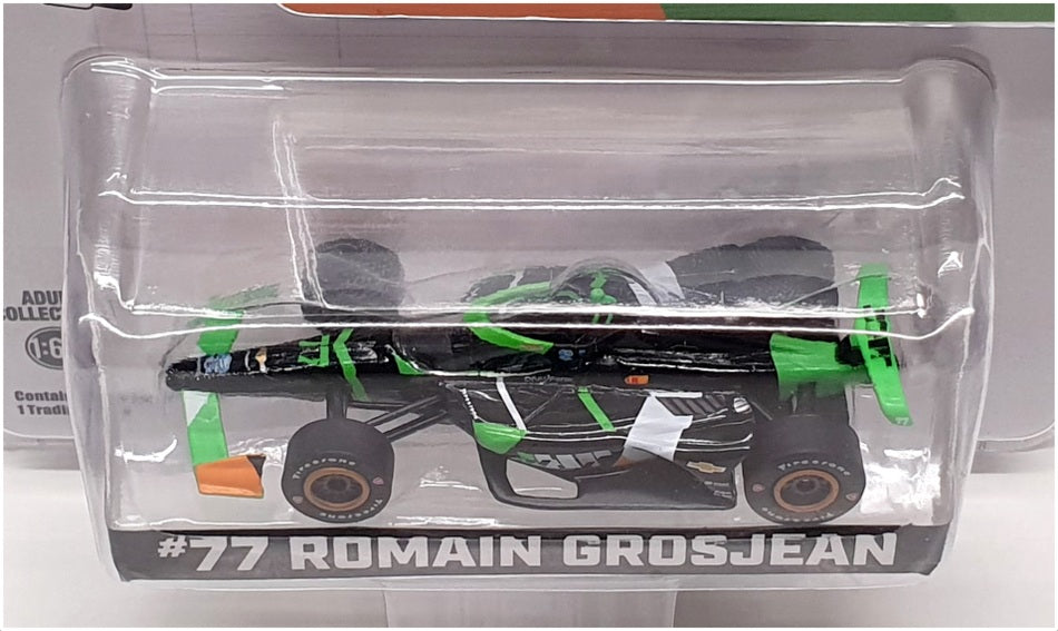 Greenlight 1/64 Scale 11598 - NTT Indycar Series #77 R. Grosjean - Black/Green