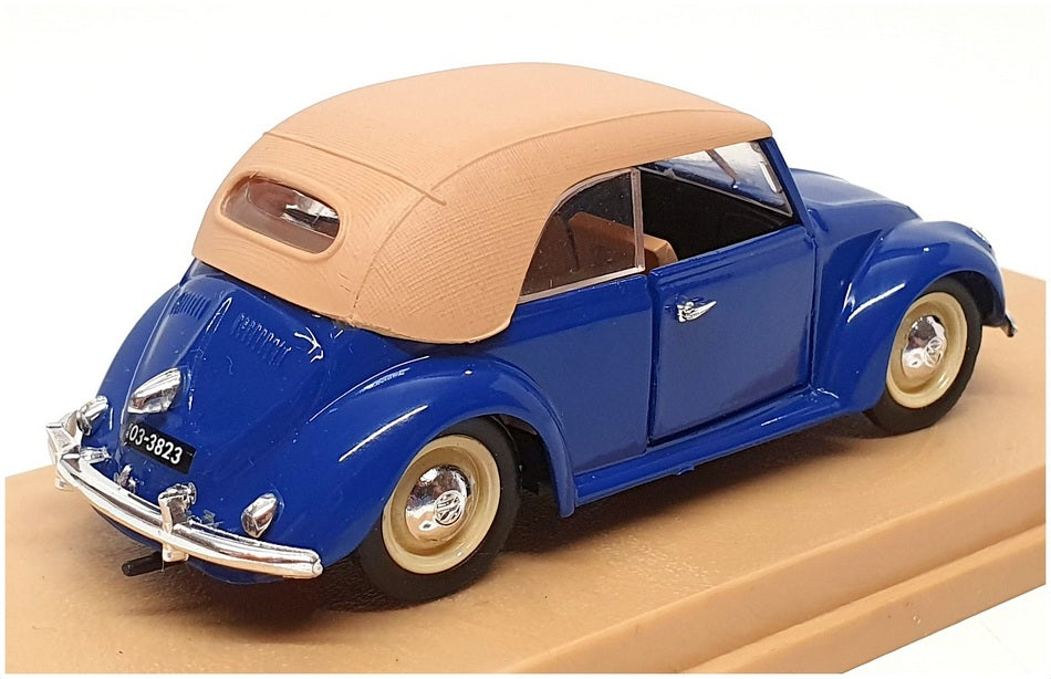 Rio Models 1/43 Scale Diecast 93 - 1949 Volkswagen Kafer Beetle - Blue/Beige