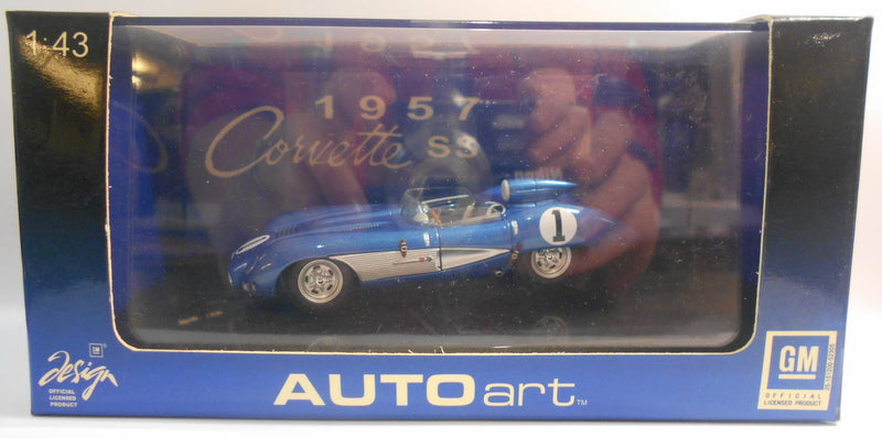 AutoArt 1/43 Scale Diecast AA51051 CHEVEROLET SS 1957 BLUE