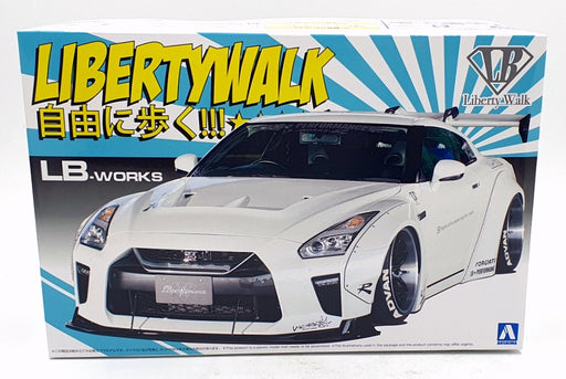 Aoshima 1/24 Scale Unbuilt Kit 05590 - Nissan GT-R Type 1.5 R35 Liberty Walk