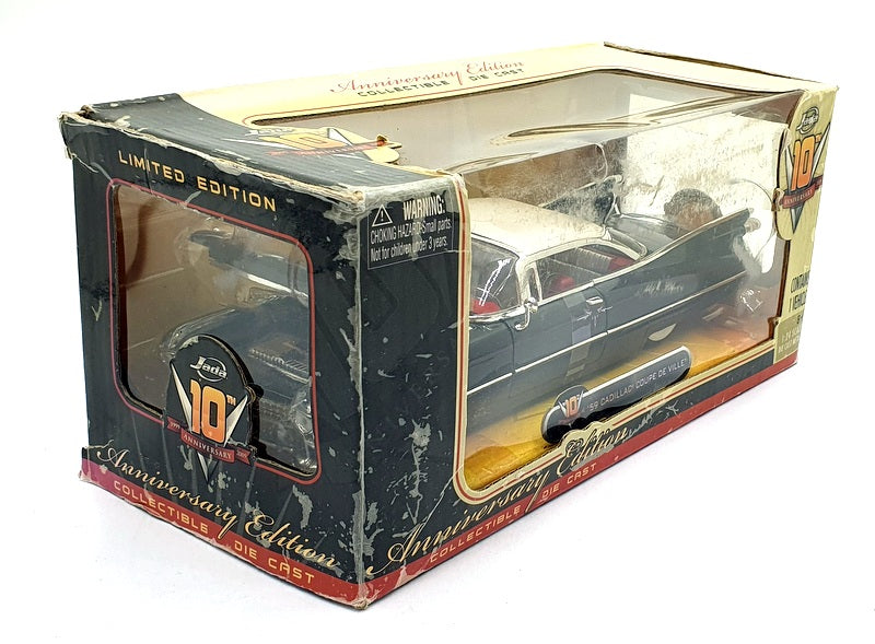 Jada - 1/24 Scale - 92344 1959 Cadillac Coupe De Ville Black/White 10th An Ed