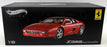 Hot Wheels Elite 1/18 Scale Diecast - X5477 Ferrari F355 Berlinetta Red