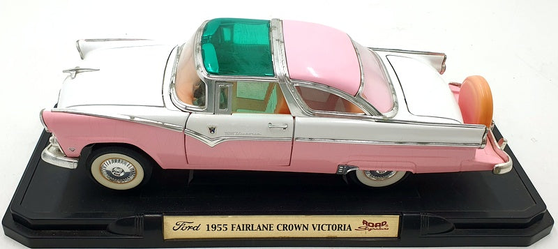 Road Signature 1/18 Scale 92138 - 1955 Ford Fairlane Crown Victoria - Pink