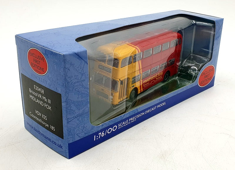 EFE 1/76 Scale Diecast 20458 - Bristol VR Mk111 Midland Fox Countesthorpe 185