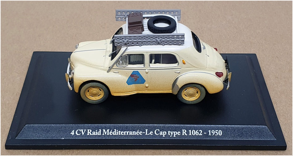 Eligor 1/43 Scale 1153005 - Renault 4CV Rallye Mediteranee 1950 - Sand