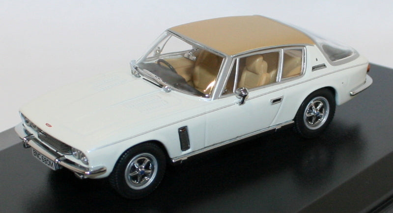 Oxford Diecast 1/43 Scale JI007 - Jensen Interceptor MKIII - O.E.White / Tan