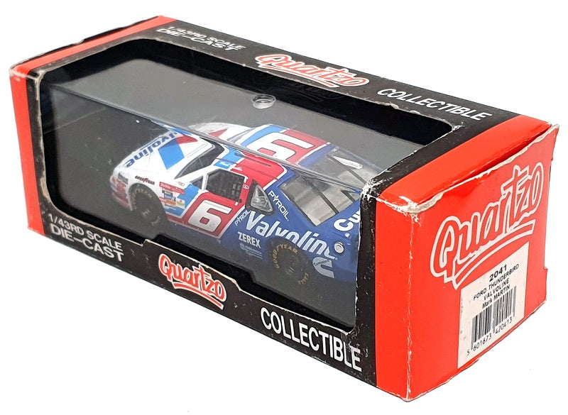 Quartzo 1/43 Scale 2041 - Ford Thunderbird Nascar (Valvoline) #6 Mark Martin