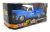 Motor Max 1/24 Scale 79035 - 1966 GMC C1000 Fenderside - Blue/White