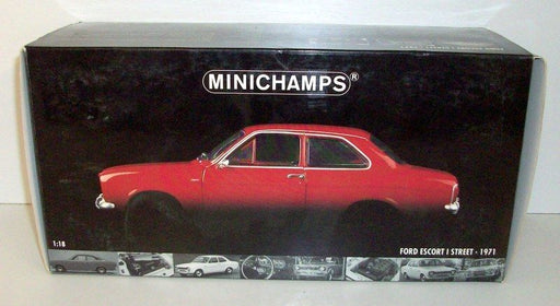 Minichamps 1/18 Scale - 100 081001 Ford Escort Mk1 Street 1971 - Red