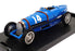 Brumm 1/43 Scale R042 - Bugatti Type 59 #14 France GP 1934 Nuvolari - Blue