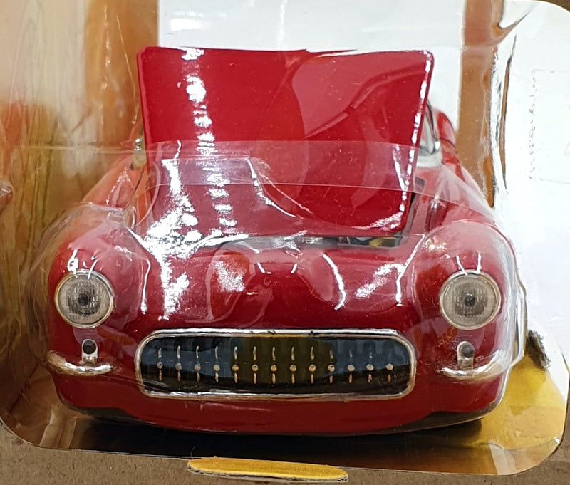 Jada - 1/24 Scale - 92346 1957 Chevrolet Corvette Red/White 10th Anniversary Ed