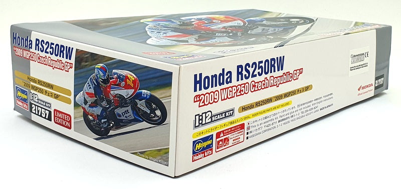 Hasegawa Kits 1/12 Scale 21757 - Honda RS250RW "2009 WGP250 Czech Republic GP"