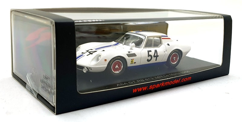 Spark 1/43 Scale S2995 -ASA GT RB 613 #54 24h Le Mans 1966