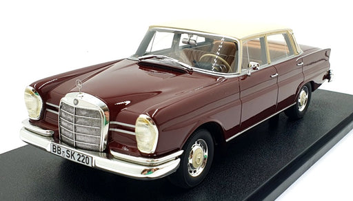 Cult 1/18 Scale Resin CML151-2 - 1966 Mercedes-Benz 220SE W111 Red/White roof