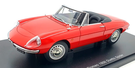 Autoart 1/18 Scale Diecast 70137 - Alfa Romeo 1600 Duetto Spider - Red