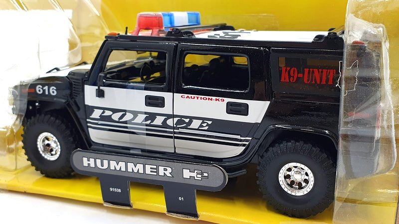 Jada 1/24 Scale Diecast 90513 - Hummer H2 Heat Emergency Black/White