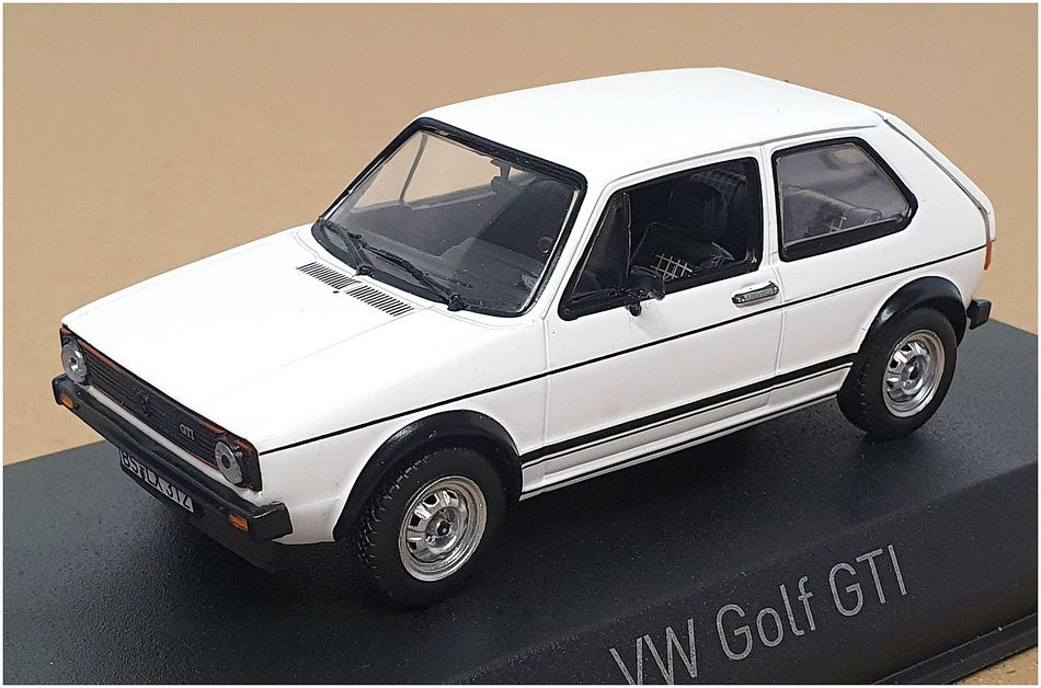 Norev 1/43 Scale Diecast 840048 - 1977 Volkswagen Golf GTI - Polar White