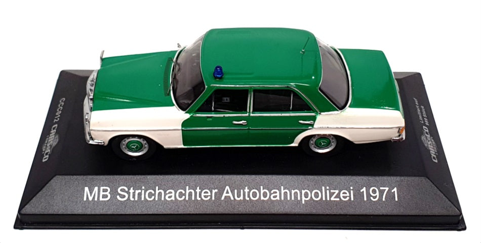 Ixo Cars & Co 1/43 CCC012 - Mercedes-Benz 200 Strichachter Autobahnpolizei 1971