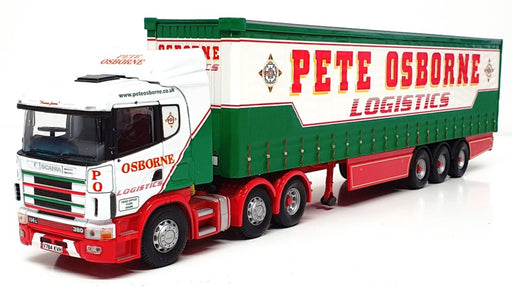 Corgi 1/50 Scale CC12209 - Scania Curtainside Truck (Pete Osborne Logistics Ltd)