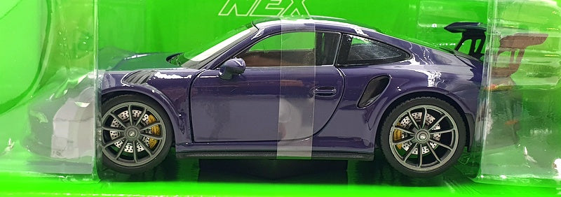 Welly NEX 1/24 Scale Diecast 24080W - Porsche 911 GT3 RS - Purple