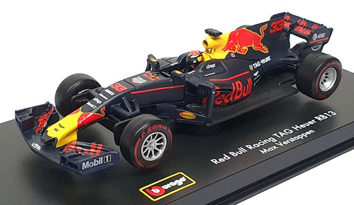 Burago 1/43 Scale 18-38042 - F1 Red Bull Tag Heuer RB13 #33 Max Verstappen