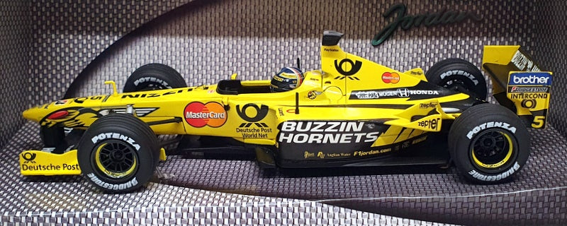 Hot Wheels 1/24 Scale 50287 - F1 Jordan #5 Buzzin Hornets - Yellow