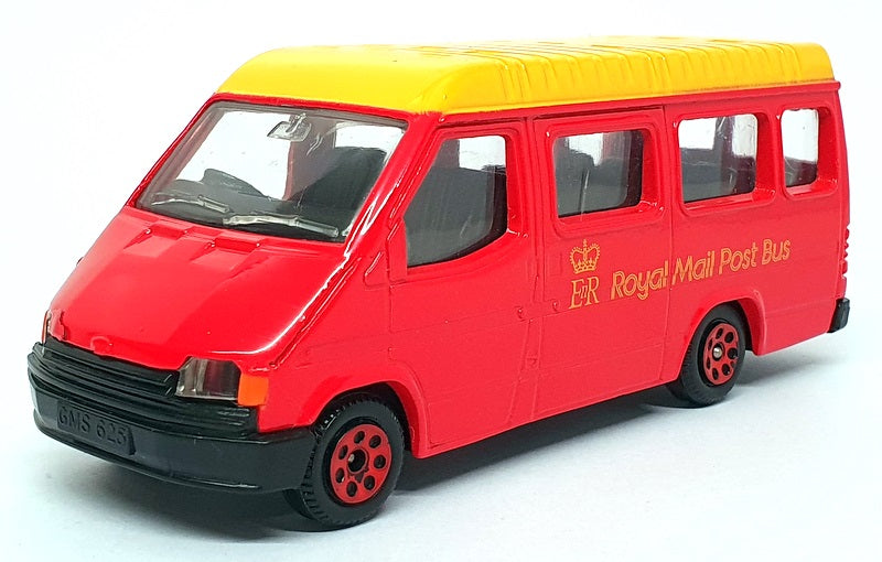 Corgi 13cm Long Diecast C676/5 - Ford Transit Royal Mail Post Bus - Red/Yellow