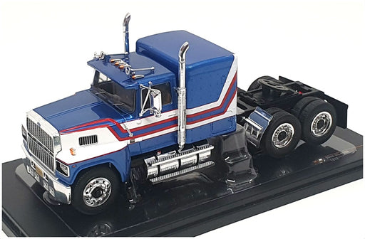 Ixo Models 1/43 Scale TR115 - 1978 Ford LTL-9000 Truck - Met Blue White/Red