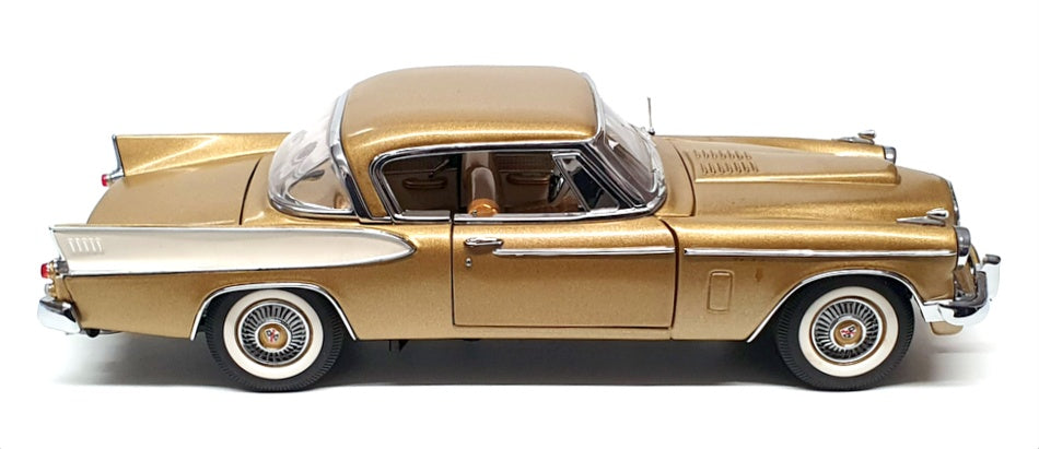 Danbury Mint 1/24 Scale DM1115 - 1957 Studebaker Golden Hawk - Gold