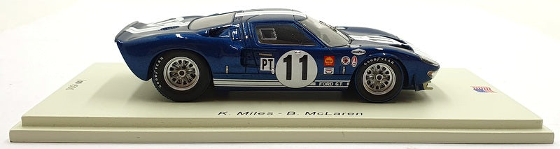 Spark Model 1/43 Scale Resin US250 - Ford GT40 2nd 12H Sebring 1965 #11