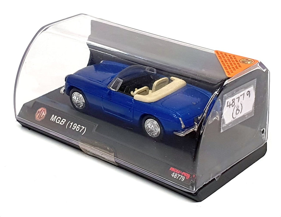 NewRay 1/43 Scale Diecast Model 48779 - 1967 MGB - Met Blue