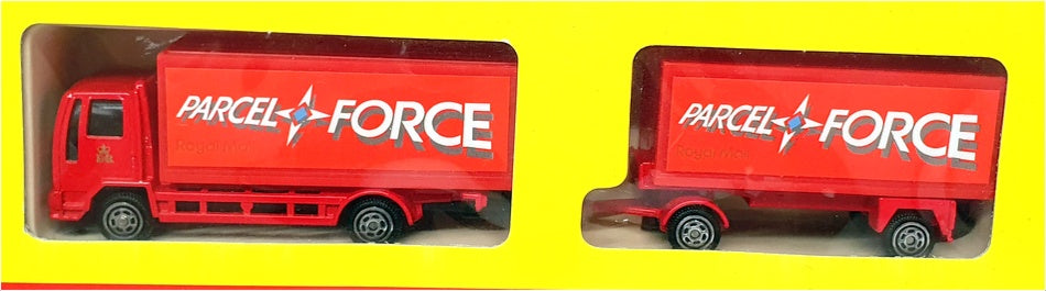 Corgi Diecast J3214/1 - 6 Piece Royal Mail Parcelforce Set With Playscene