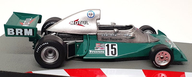 Altaya 1/43 Scale 91024K - F1 BRM P201 1974 #15 H. Pescarolo - Green/Silver