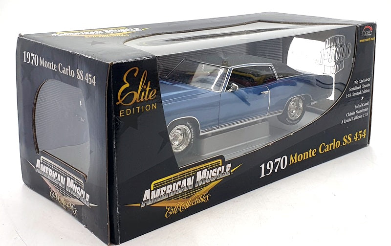 Ertl 1/18 Scale Diecast 33769 - 1970 Chevrolet Monte Carlo SS 454 - Dark Blue