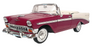 Jada Toys 1/24 Scale Diecast 25723Q - Chevrolet Bel Air Convertible