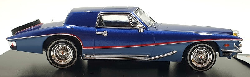 Premium X 1/43 Scale Diecast PRD350 - 1971 Stutz Blackhawk Coupe - 2 Tone Blue