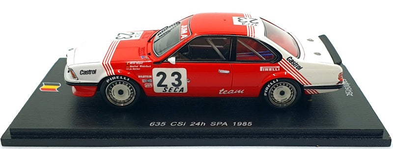 Spark Model 1/43 Scale SB066 - BMW 635 CSi #23 24h SPA 1985