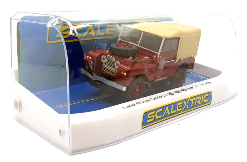 Scalextric 1/32 Scale Slot Car C4493 - Land Rover Series 1 - Poppy Red