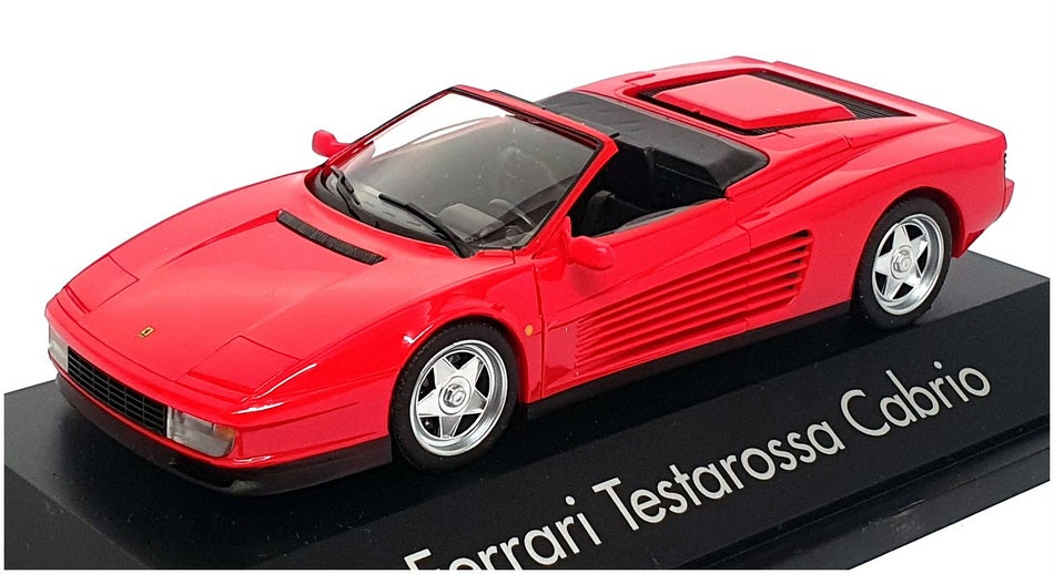 Herpa 1/43 Scale Diecast 010337 - Ferrari Testarossa Cabrio - Red