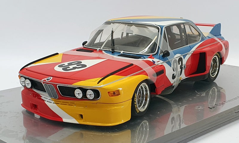 Minichamps Art Car 1/18 Scale 80 43 0 150 918 Alexander Calder 1975 BMW 3.0 CSL