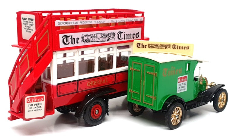 Corgi Diecast R2500G - Thornycroft Bus & Ford Model T Van