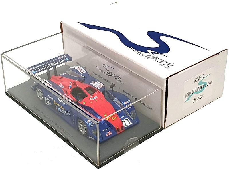 Spark 1/43 Scale SCMG10 - MG Lola EX257 #27 Le Mans 2003 - Blue/Red