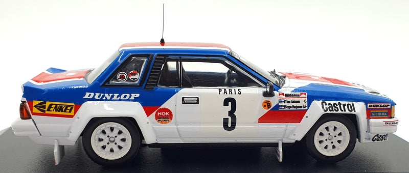 Ixo 1/43 Scale Diecast RAC130 - Nissan 240 RS #3 Rally Monte-Carlo 1984