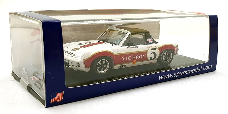 Spark 1/43 Scale US057 - Porsche 914/6 #5 GT 1000km de Mexico 1972