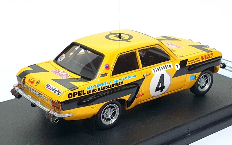 Trofeu 1/43 Scale dsn1:43-81 - Opel Ascona #4 Monte Carlo 1975 - Yellow/Black