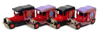 Corgi 74403 - The Royal Cameo Collection Set Of 4 Vans - Red