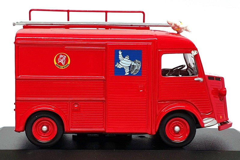 Altaya 1/43 Scale A5720 Citroen Type H Pompiers Usine Fire Truck Michelin - Red