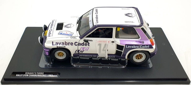 Solido 1/18 Scale Diecast S1801313 - Renault 5 Turbo Lyon Charbonniere 1983 #14